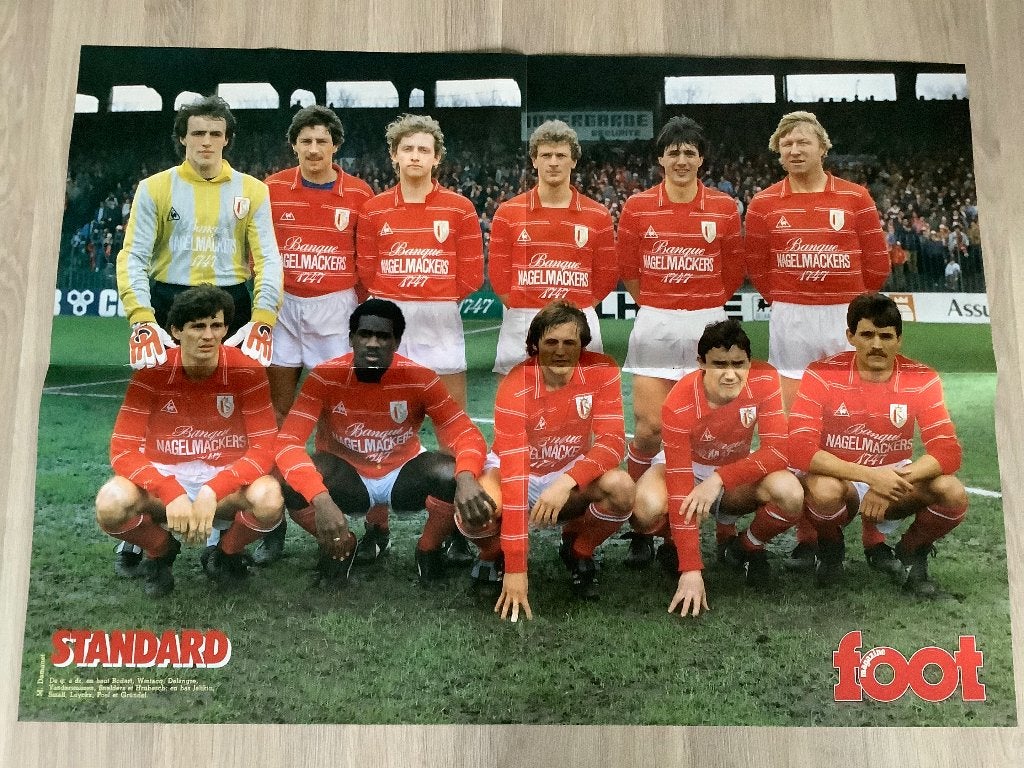 Poster Standard Luik Jaren 80, Verzamelen, Ophalen of Verzenden, Zo goed als nieuw, Poster, Plaatje of Sticker