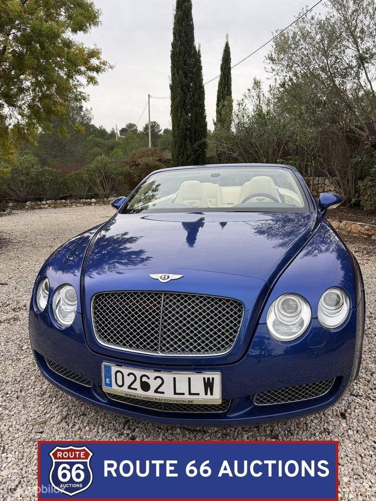 Bentley Continental GTC | 2008 | Route 66 Auctions, Auto's, Gebruikt, Zwart, Bedrijf, Overige carrosserie