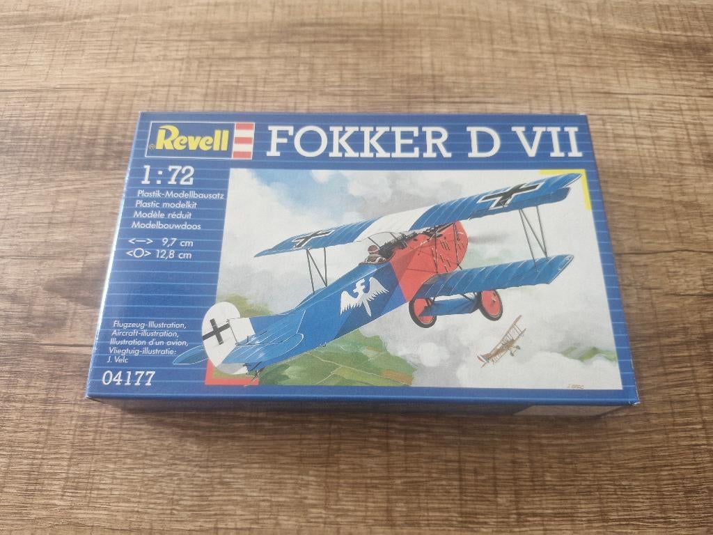 Revell 1/72 Fokker D VII, 1:72 tot 1:144, Revell, Ophalen of Verzenden, Zo goed als nieuw