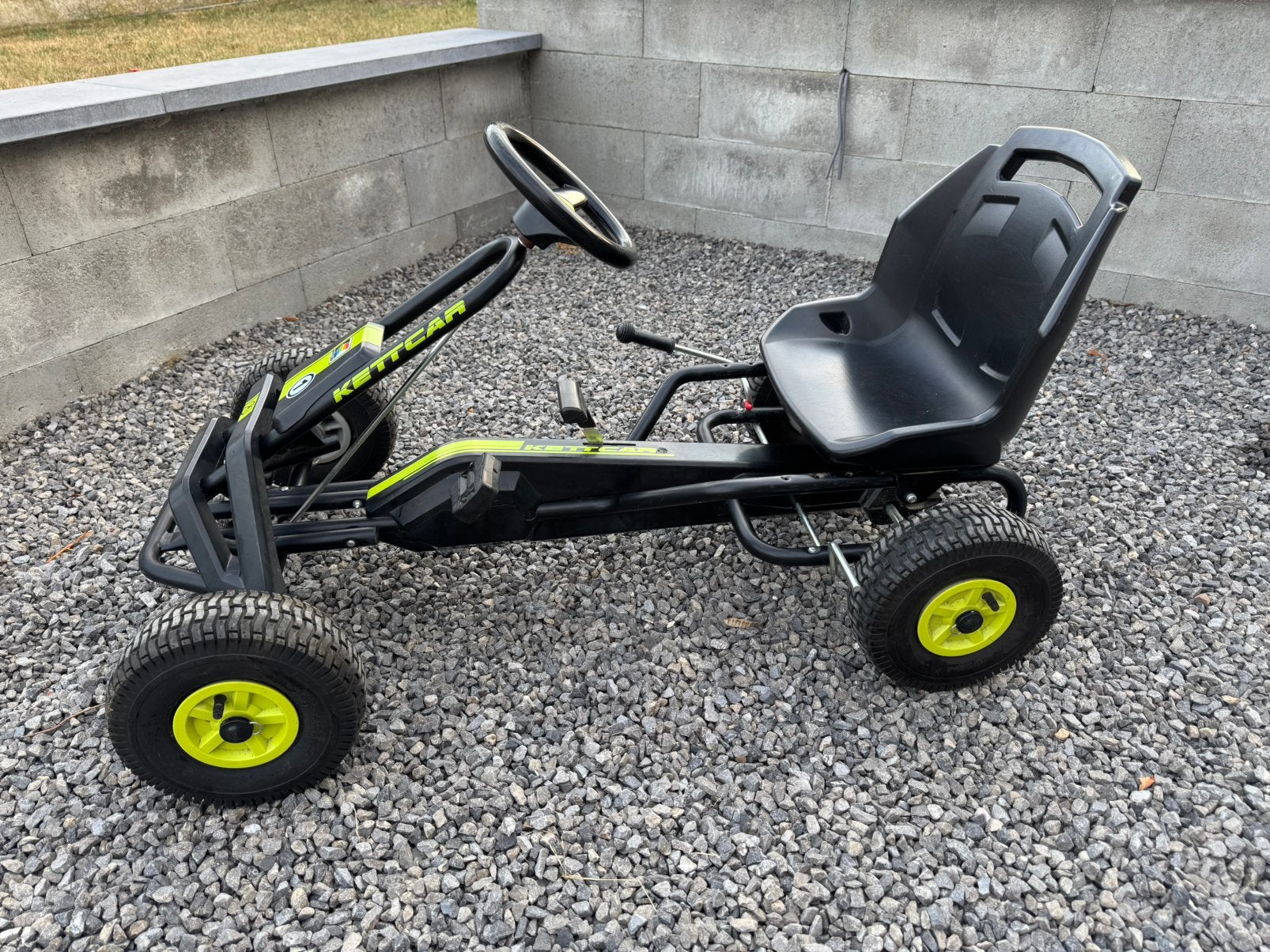 Go-kart Kettcar, Enlèvement, Utilisé
