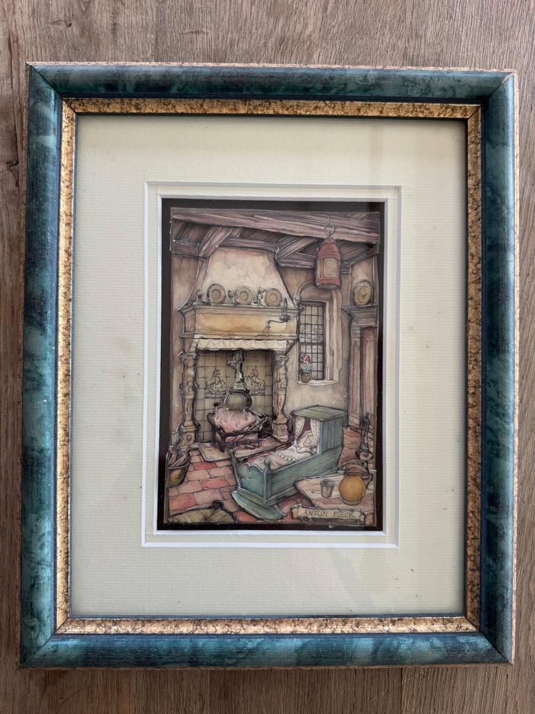 Anton Pieck 3D werkje, Antiek en Kunst, Ophalen of Verzenden