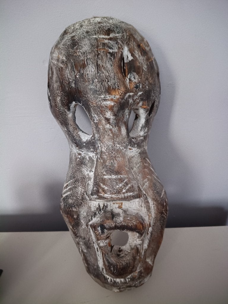 Masque Tribal Africain, Ophalen, Masker, 30 cm