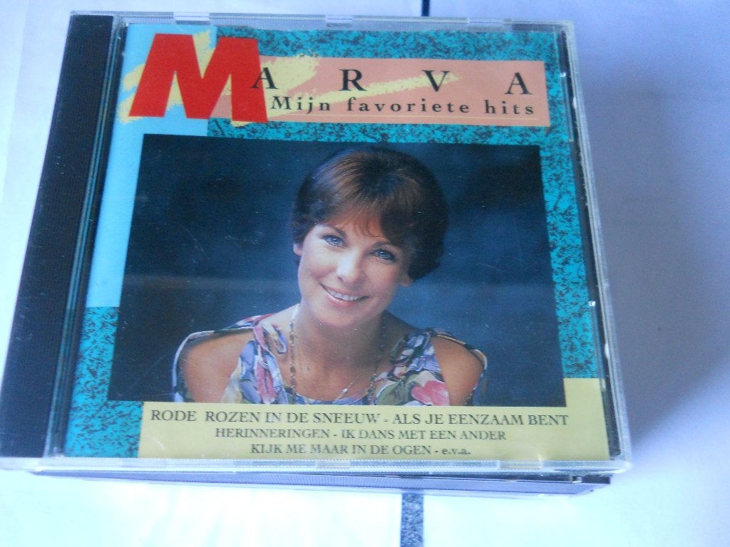 CD - MARVA - MIJN FAVORIETE HITS, Cd's en Dvd's, Ophalen of Verzenden, Zo goed als nieuw, Levenslied of Smartlap, Verzamelalbum