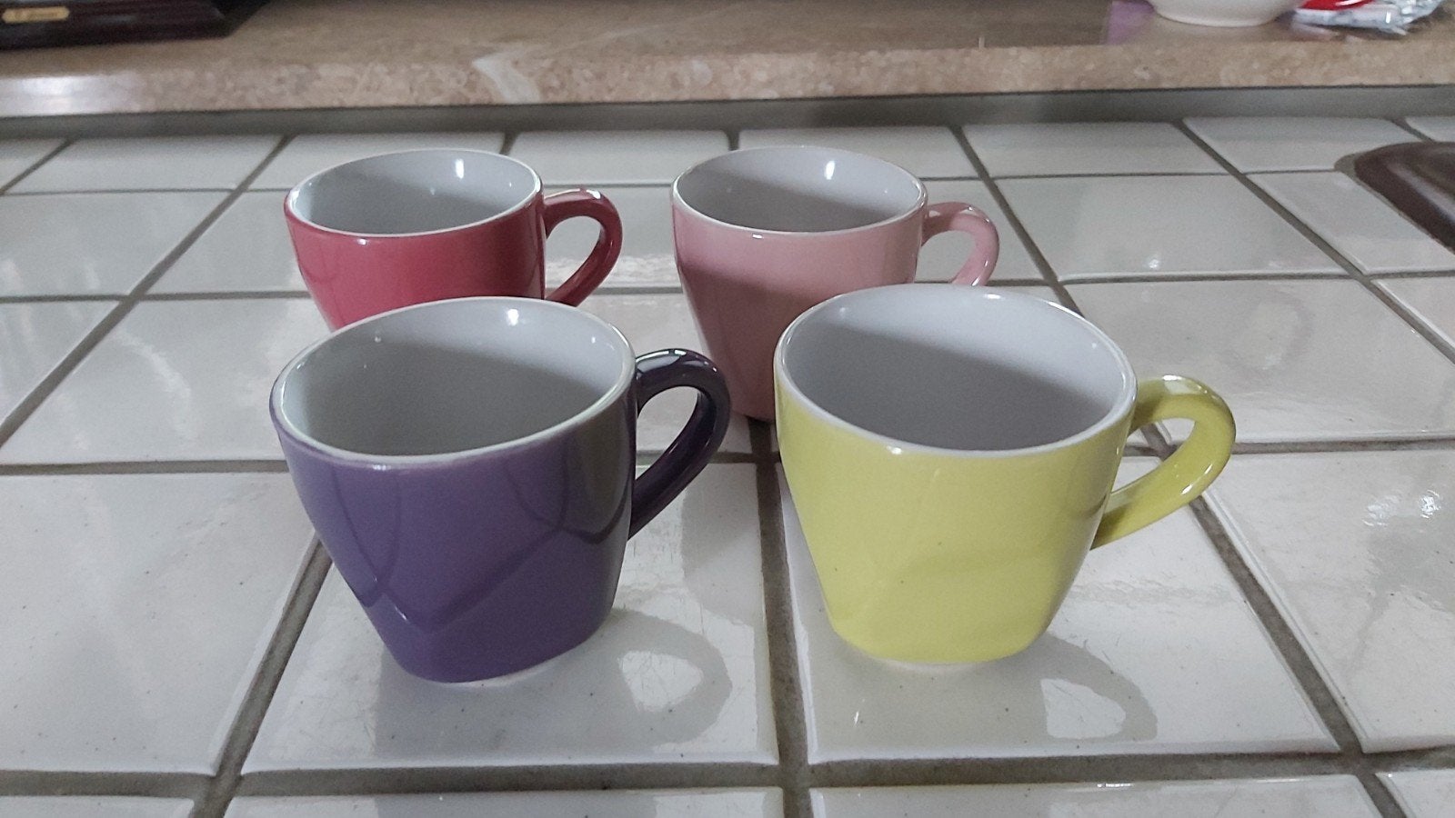 Vintage koffie tasjes, 4 stuks, Enlèvement, Vintage