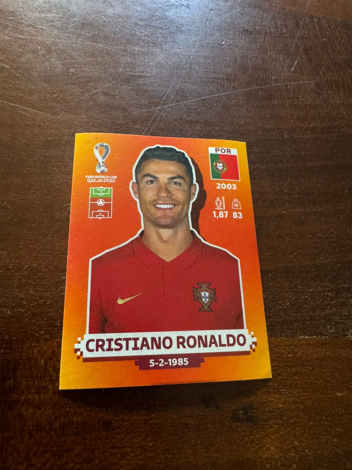 Panini WK 2022 MESSI & RONALDO, Ophalen of Verzenden, Zo goed als nieuw