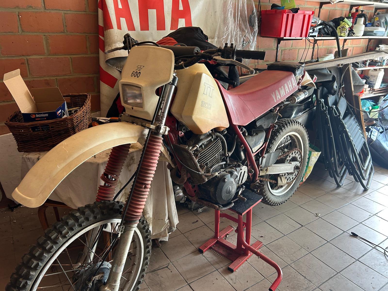 Yamaha TT 600, Enlèvement, Yamaha