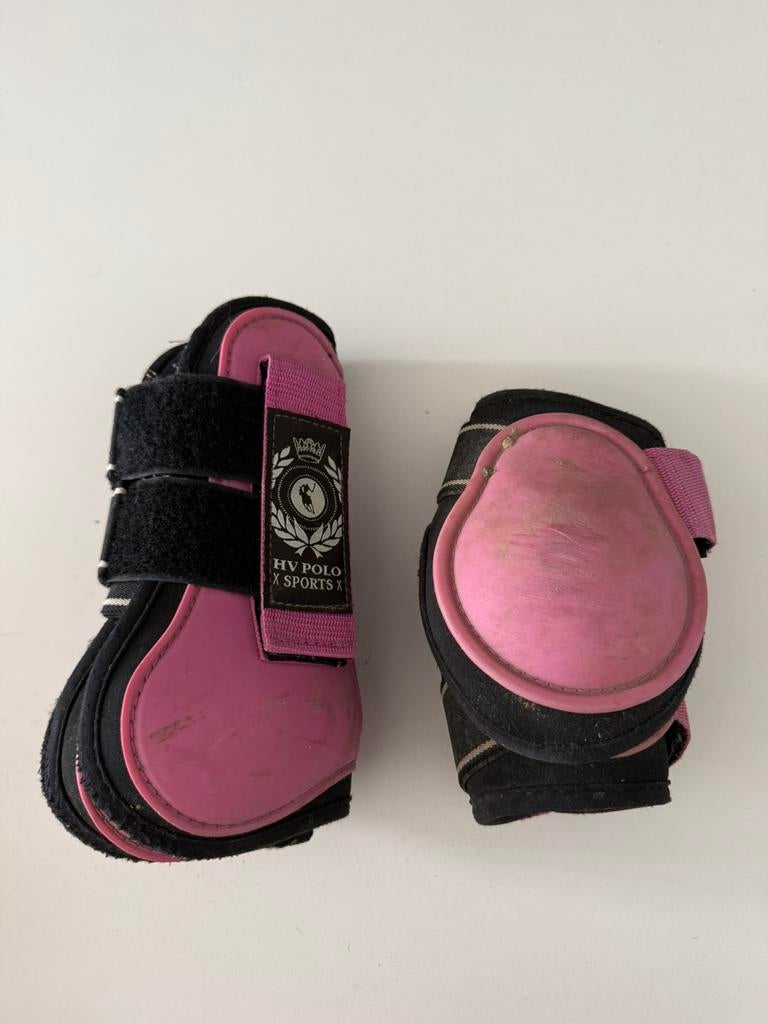 Peesbeschermers roze HV Polo, Dieren en Toebehoren, Ophalen of Verzenden, Gebruikt, Springen