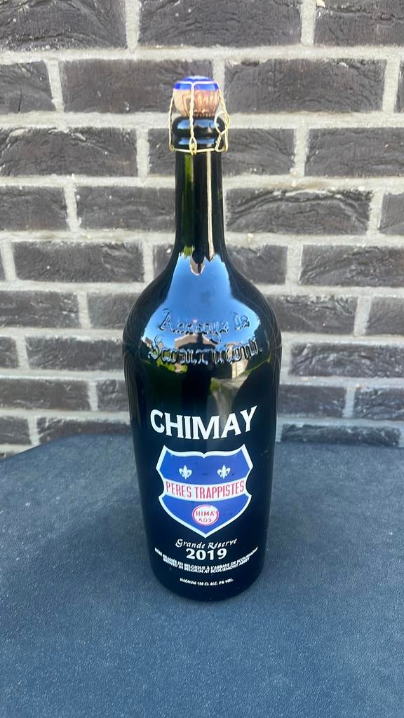 Chimay Grand Réserve 2019 magnum, Verzamelen, Biermerken, Ophalen of Verzenden, Zo goed als nieuw