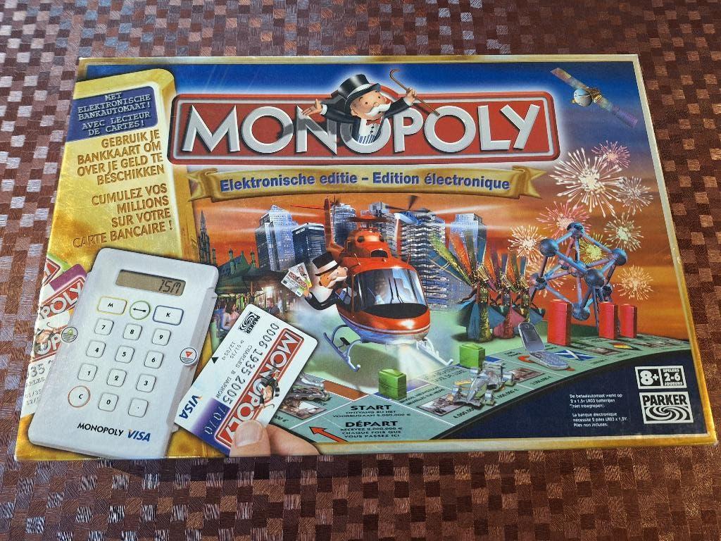 Édition électronique Monopoly, Trois ou quatre joueurs, Enlèvement ou Envoi, Comme neuf, Parker