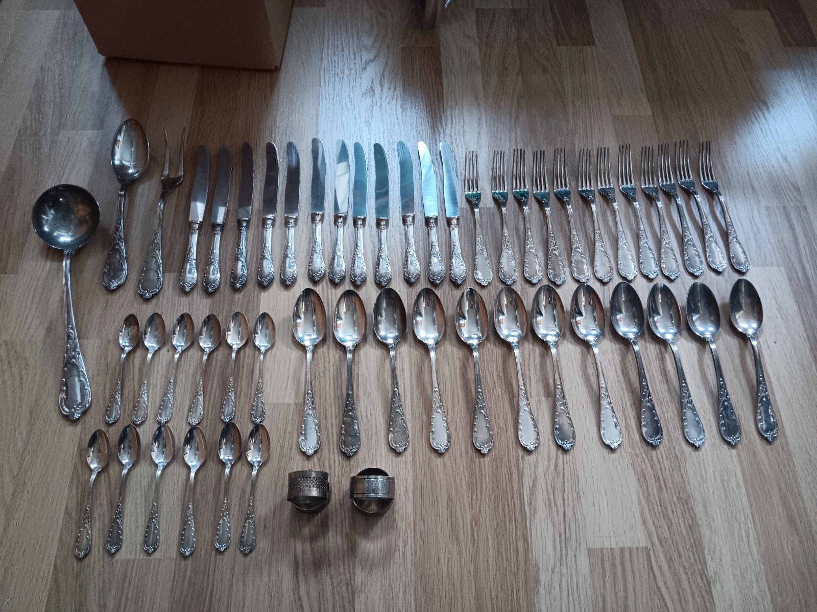 Verzilverd bestek PL800., Antiquités & Art, Enlèvement