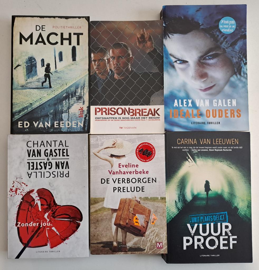 Thrillers & Detective & Oorlog (6), Livres, Enlèvement ou Envoi, Utilisé