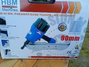HBM 90 mm Pneumatische Spijkerpistool

Nieuw, Enlèvement, Neuf