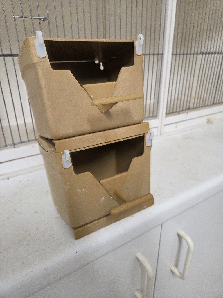 exoten nestkastje, Enlèvement, Comme neuf, Accessoires pour cage