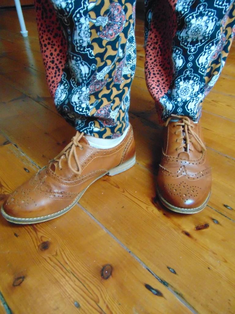 Derbies en cuir brun Buffalo T38, Brun, Enlèvement, Porté, Chaussures basses