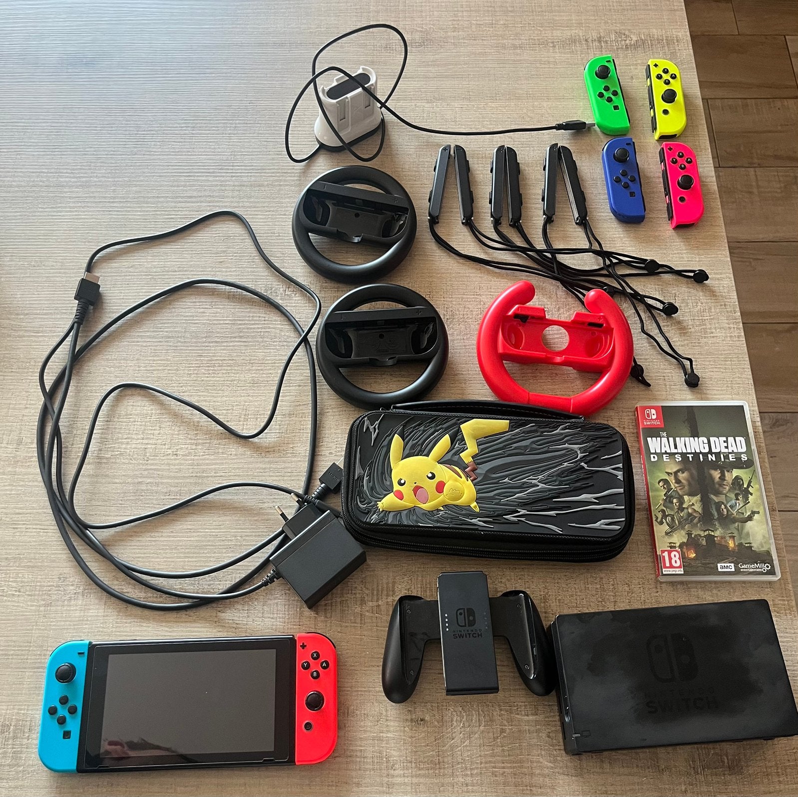 Nintendo switch console met veel extra, Games en Spelcomputers, Spelcomputers | Nintendo Switch, Ophalen of Verzenden, Gebruikt