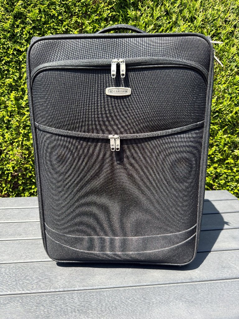 Carlton reiskoffer, Overige materialen, Wieltjes, 45 tot 55 cm, Zo goed als nieuw