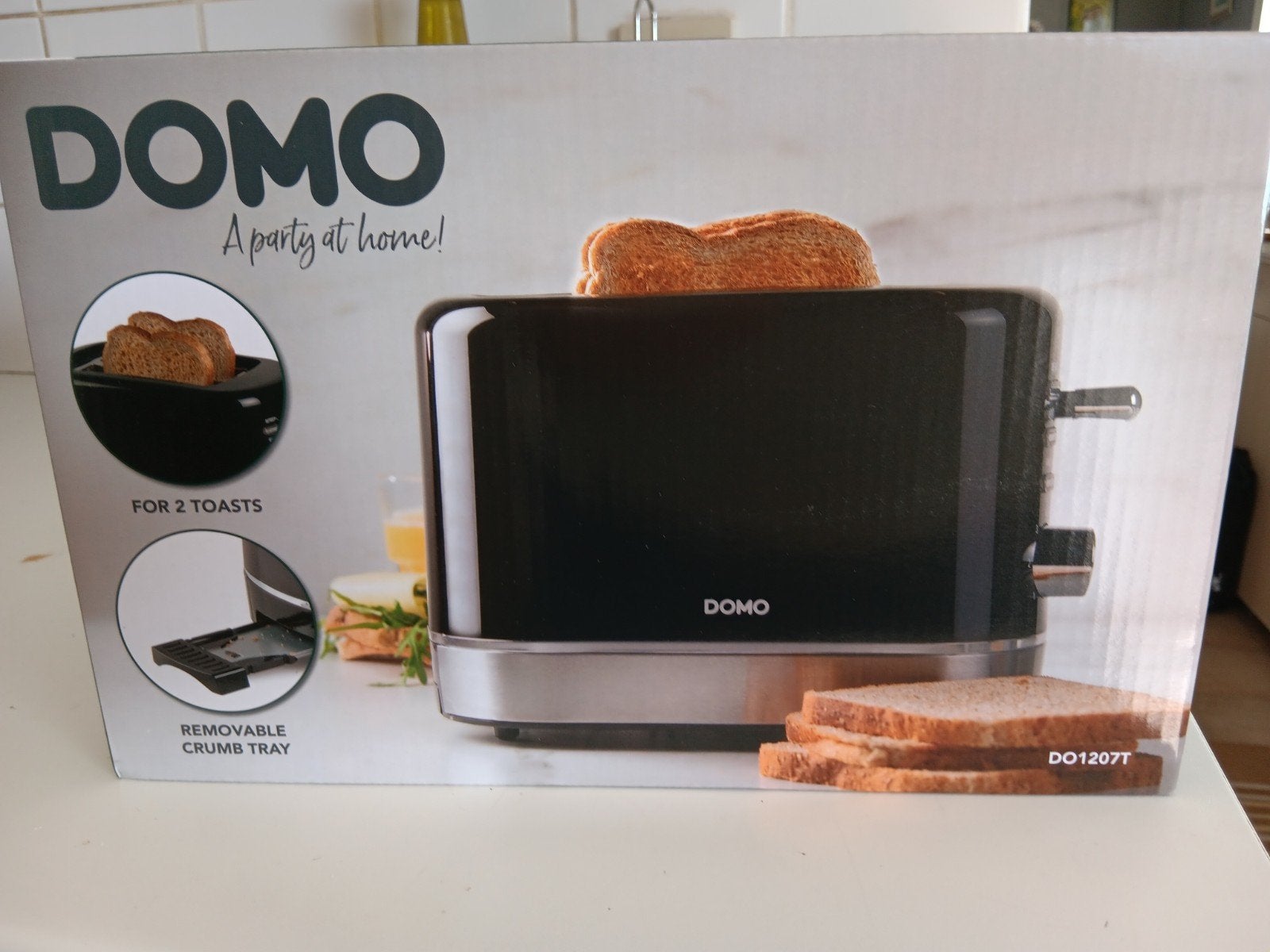 nieuwe Domo broodrooster DO1207T, Elektronische apparatuur, Ophalen of Verzenden, Nieuw