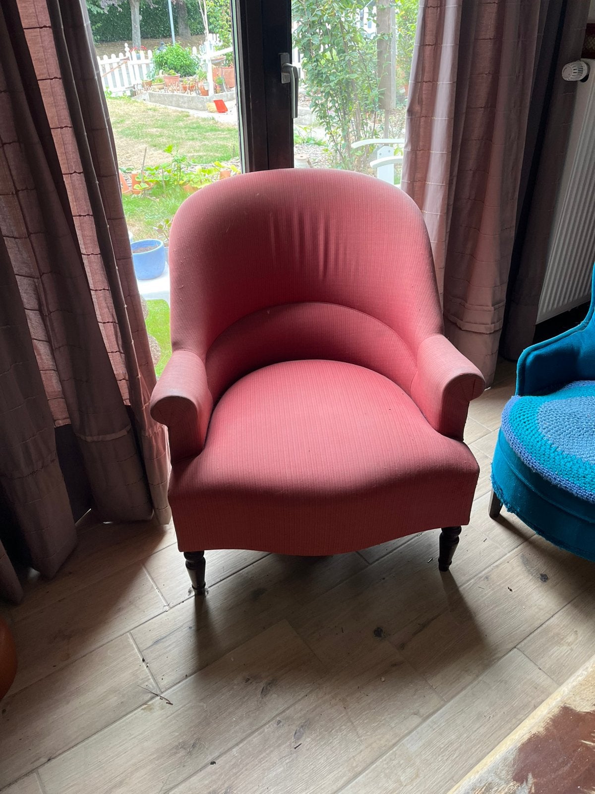 Fauteuil crapaud, Huis en Inrichting, Ophalen, Gebruikt