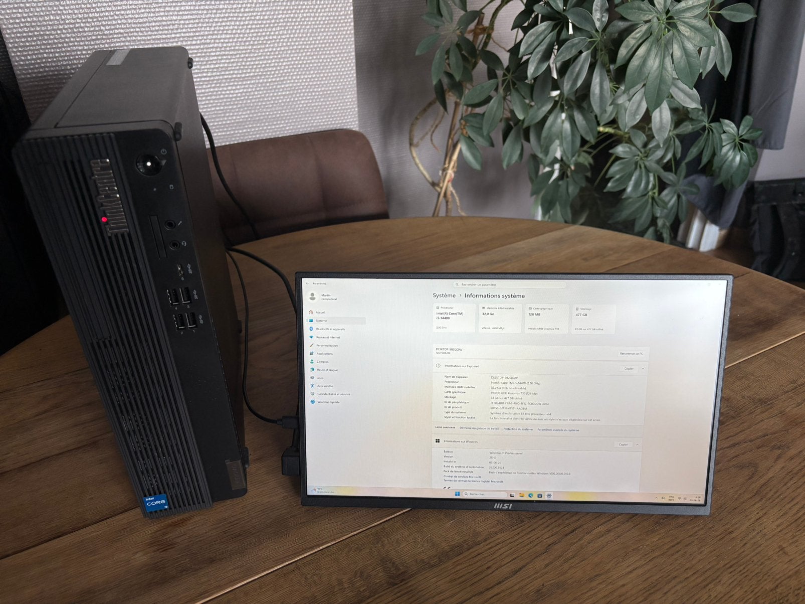 Lenovo ThinkCentre M70s Gen 5 (SFF) i5 14e Gen 32 GB DDR5, Computers en Software, Desktop Pc's, Ophalen, 32 GB, 512 GB, Zo goed als nieuw