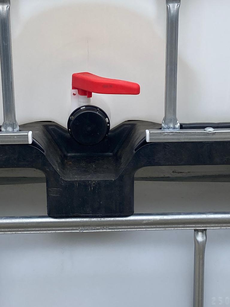 Ibc container 1000l, Enlèvement, Comme neuf, Synthétique, Avec robinet