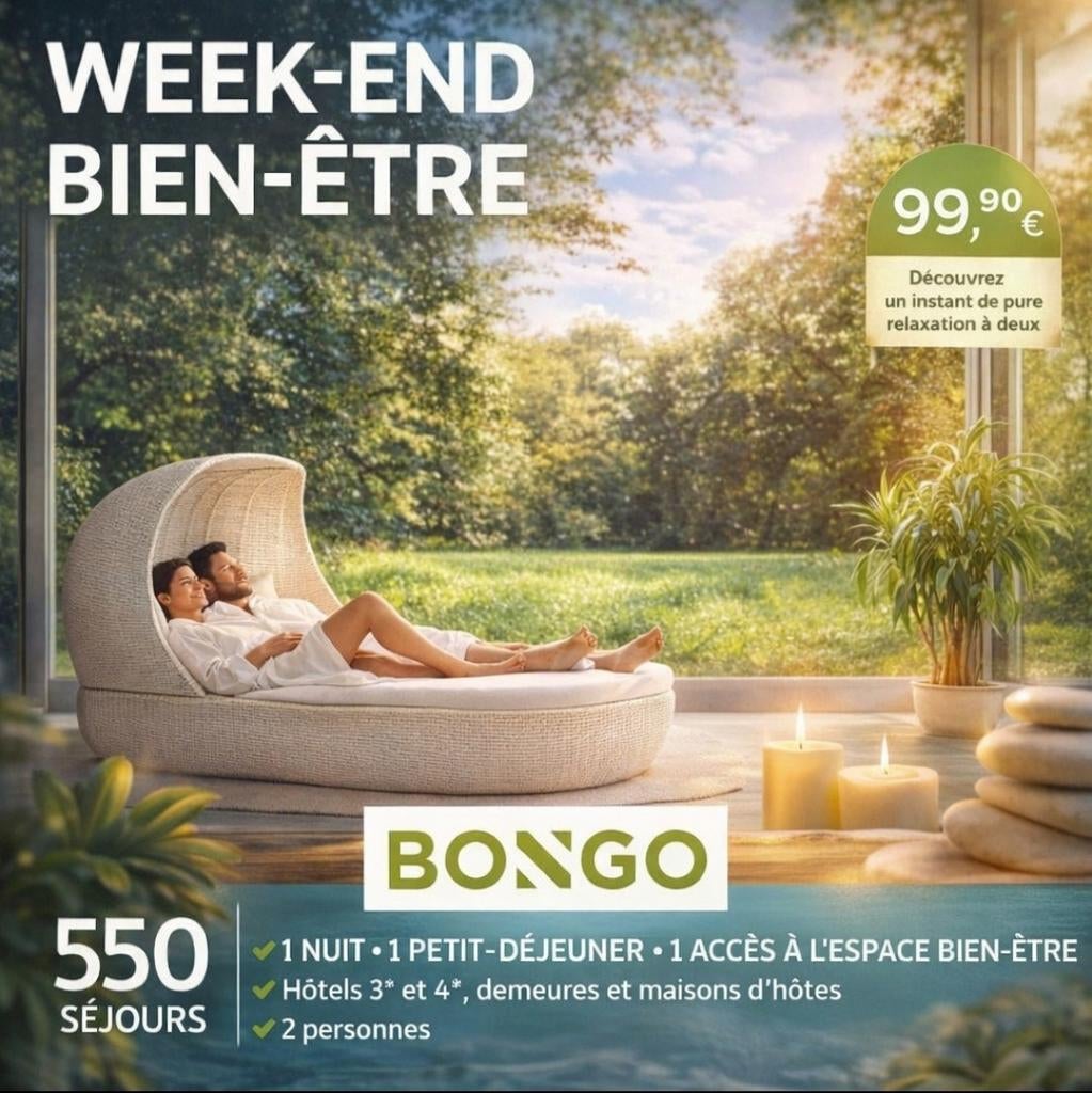 BOGO : Weekend Bien-Être - Valeur : 99€90