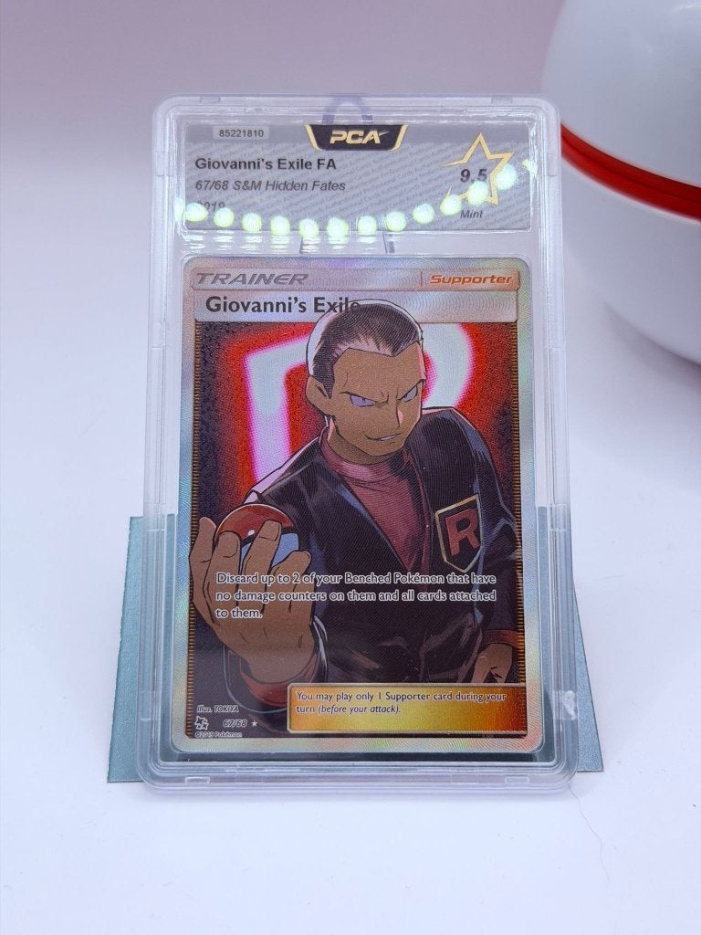 Giovanni's Exile Hidden Fates PCA 9.5, Ophalen of Verzenden, Nieuw, Losse kaart, Foil