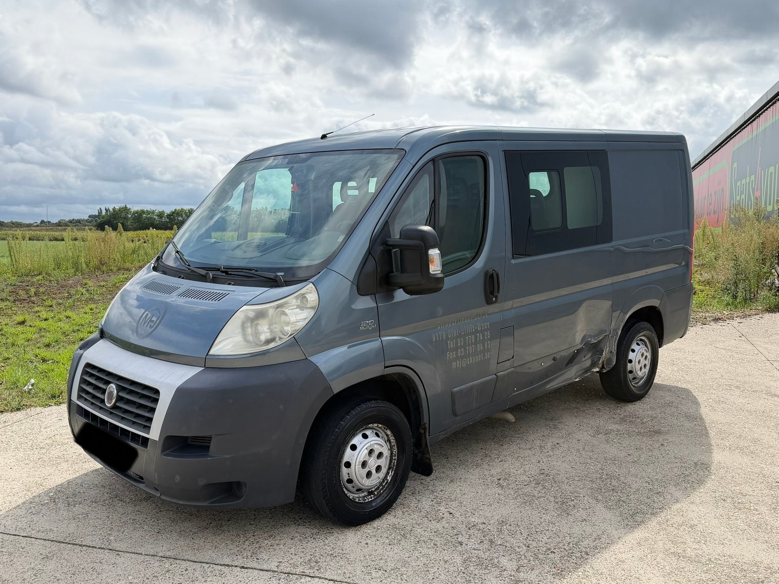 Fiat ducato 2.2 multijet 120pk dubble cabine, Achat, Entreprise, Boîte manuelle, Vitres électriques