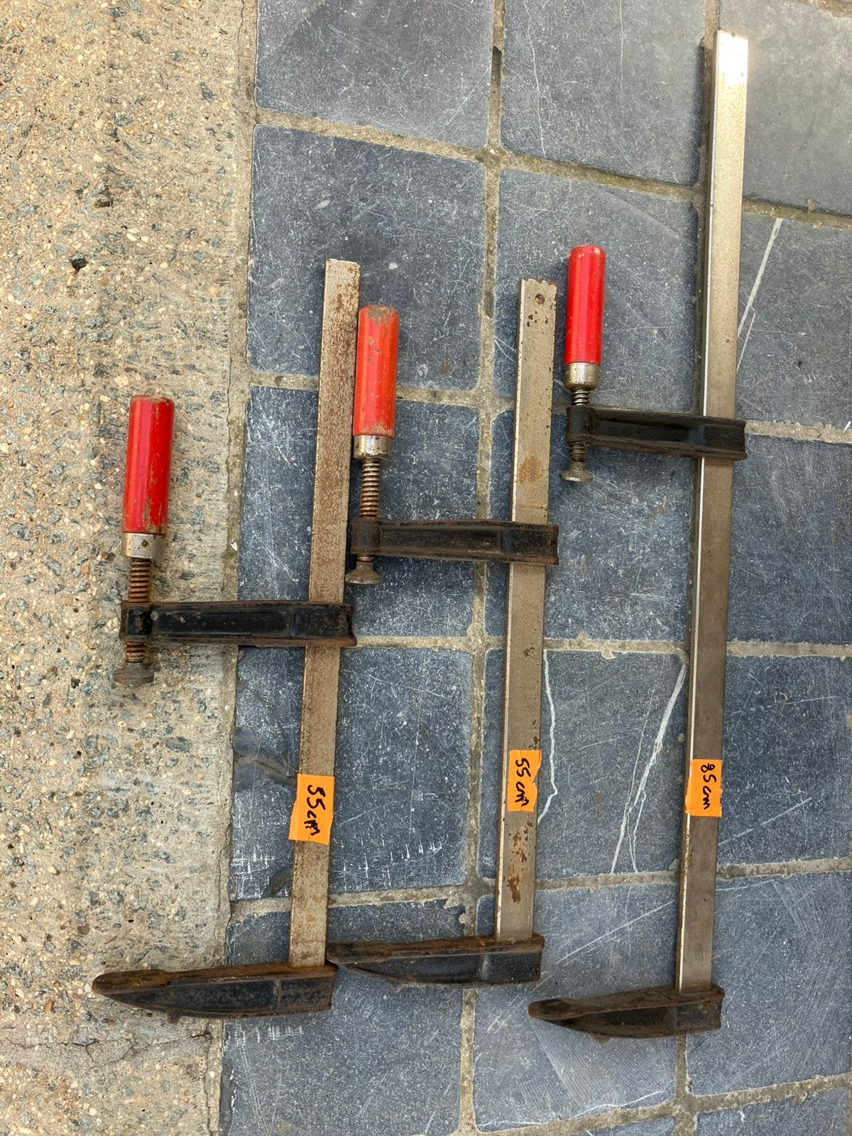 3 zware spanvijzen, Bricolage & Construction, Enlèvement, Utilisé