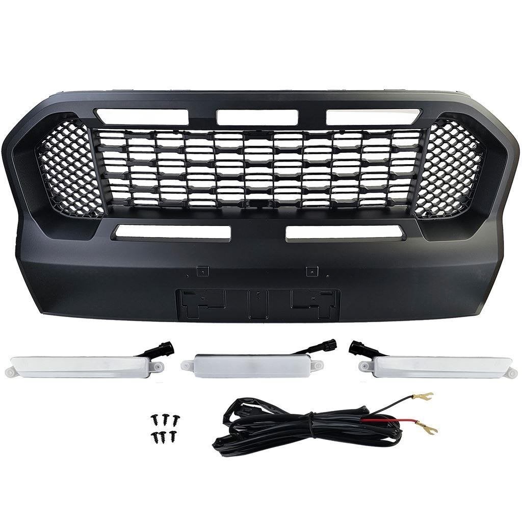 Embleem Loze Zwarte Performance Grill Led Voor Ford Ranger T, Verzenden