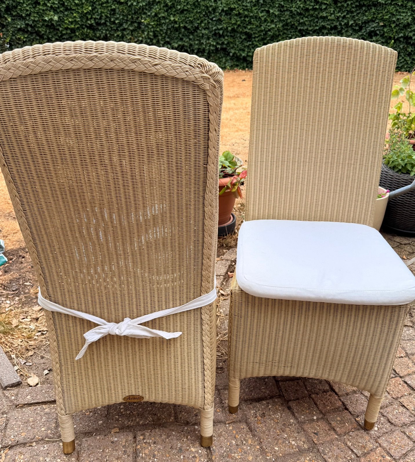 6 prachtige rieten stoelen - in zeer goede staat, Ophalen, Zo goed als nieuw