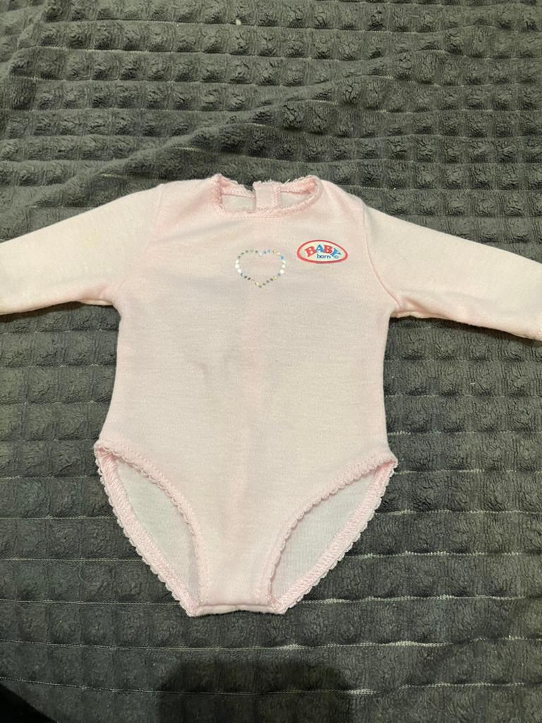 Rompertje lange mouwen baby born zapf creation  pop 43 cm, Kinderen en Baby's, Speelgoed | Poppen, Ophalen of Verzenden, Zo goed als nieuw
