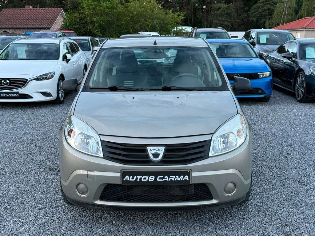 Dacia Sandero Benzine Airco Manueel Zuinige Voertuigen *, Auto's, Euro 5, Stof, Gebruikt, Automatische klimaatregeling