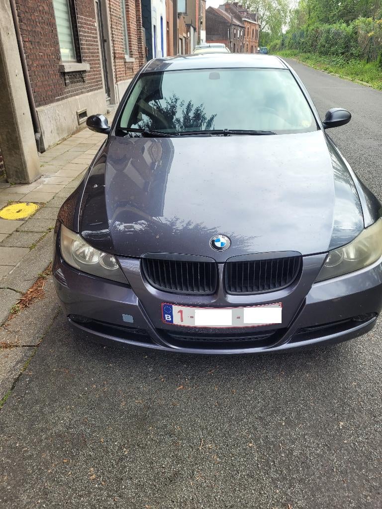 bmw serie 3 e90 318d, Auto's, 4 deurs, Achterwielaandrijving, Zwart, 4 cilinders