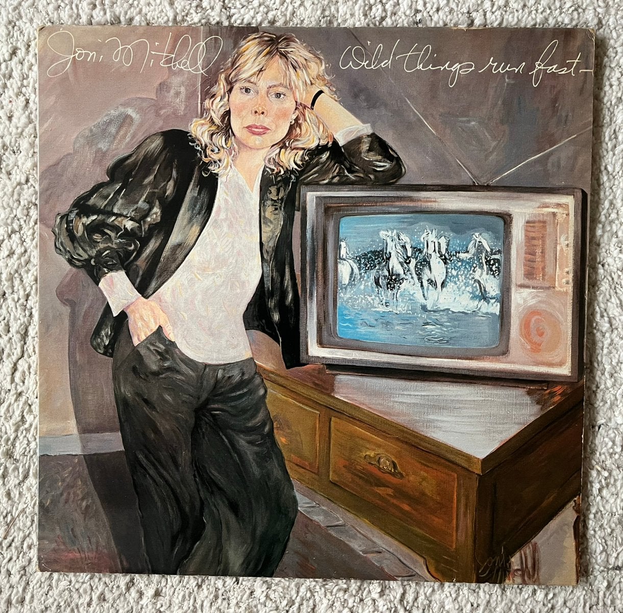 Lp Joni Mitchell, Wild things run fast, Ophalen of Verzenden, LP