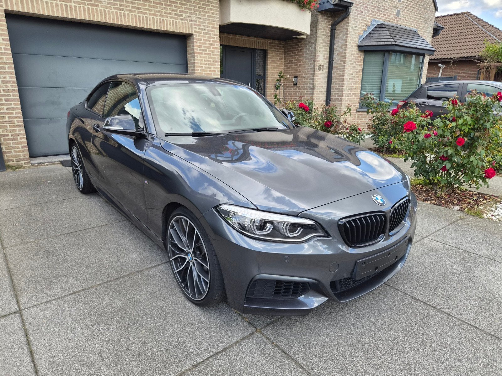BMW 218 COUPE / M PACK / CAMERA / XENON / SHADOW LINE, Cuir, Argent ou Gris, Euro 6, Carnet d'entretien