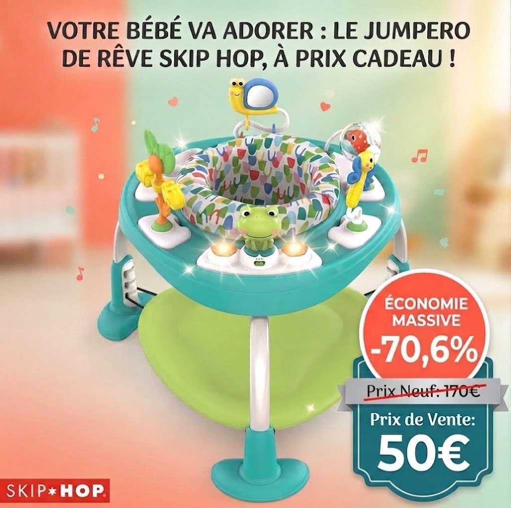 Table d'activités bébé et sauteur 2-en-1, Enlèvement ou Envoi, Comme neuf