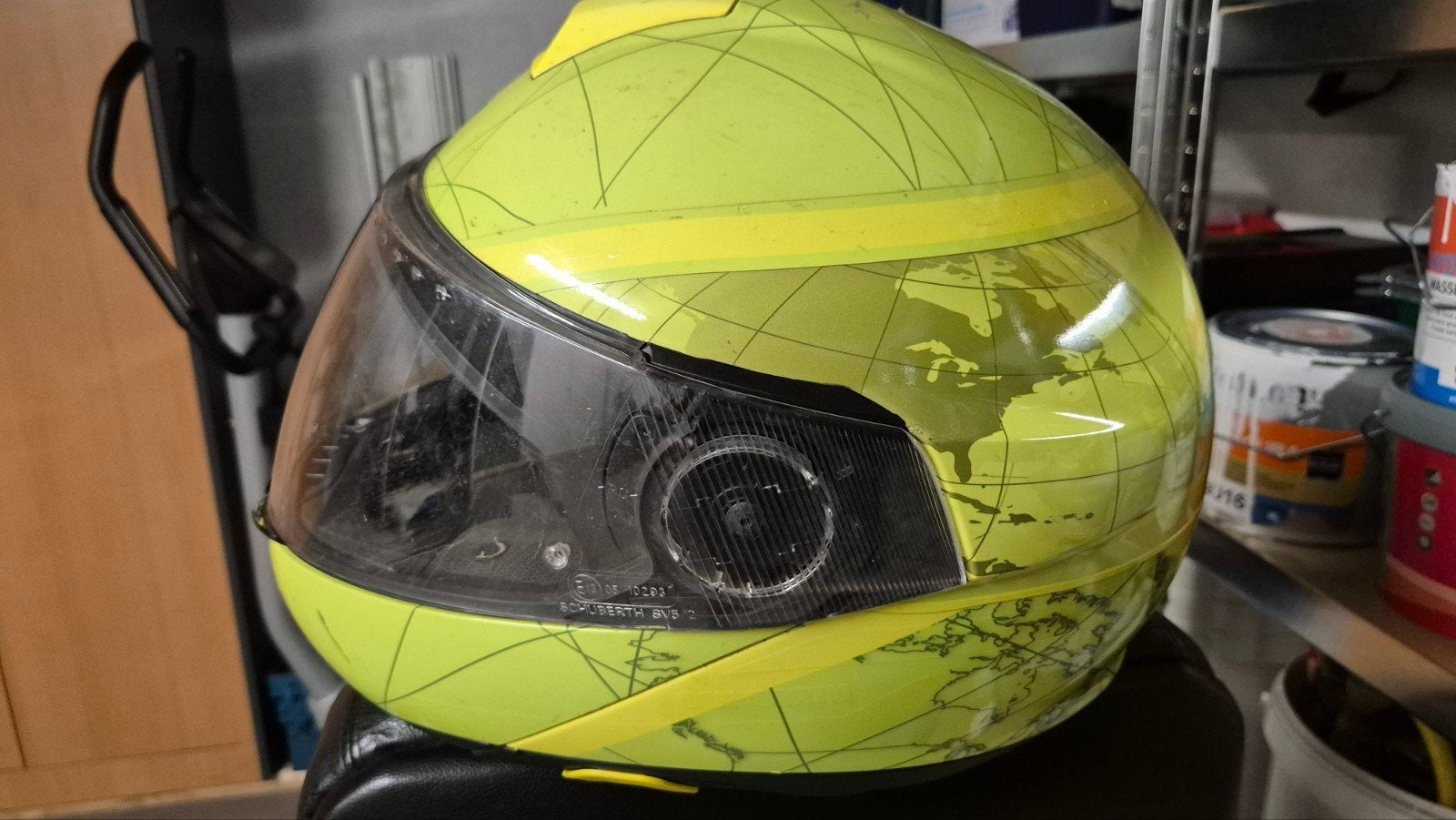 Schuberth C4(62)helm met communicatie., Motos, Enlèvement