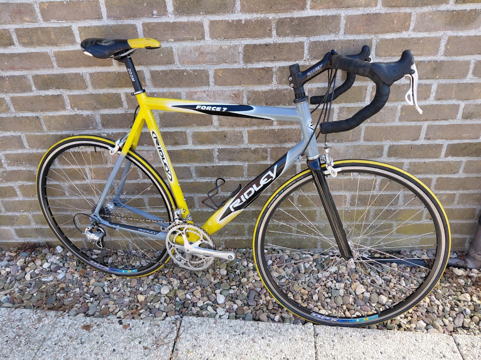 Ridley Force 7 racefiets, grote maat, Campagnolo Daytona,, Enlèvement, Frein sur jante, 28 pouces