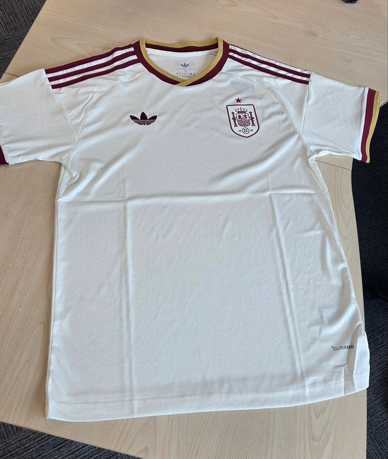 Maillot de football Adidas Espagne/España pour la Coupe du m, Vêtements | Hommes, T-shirts, Enlèvement ou Envoi, Taille 52/54 (L)