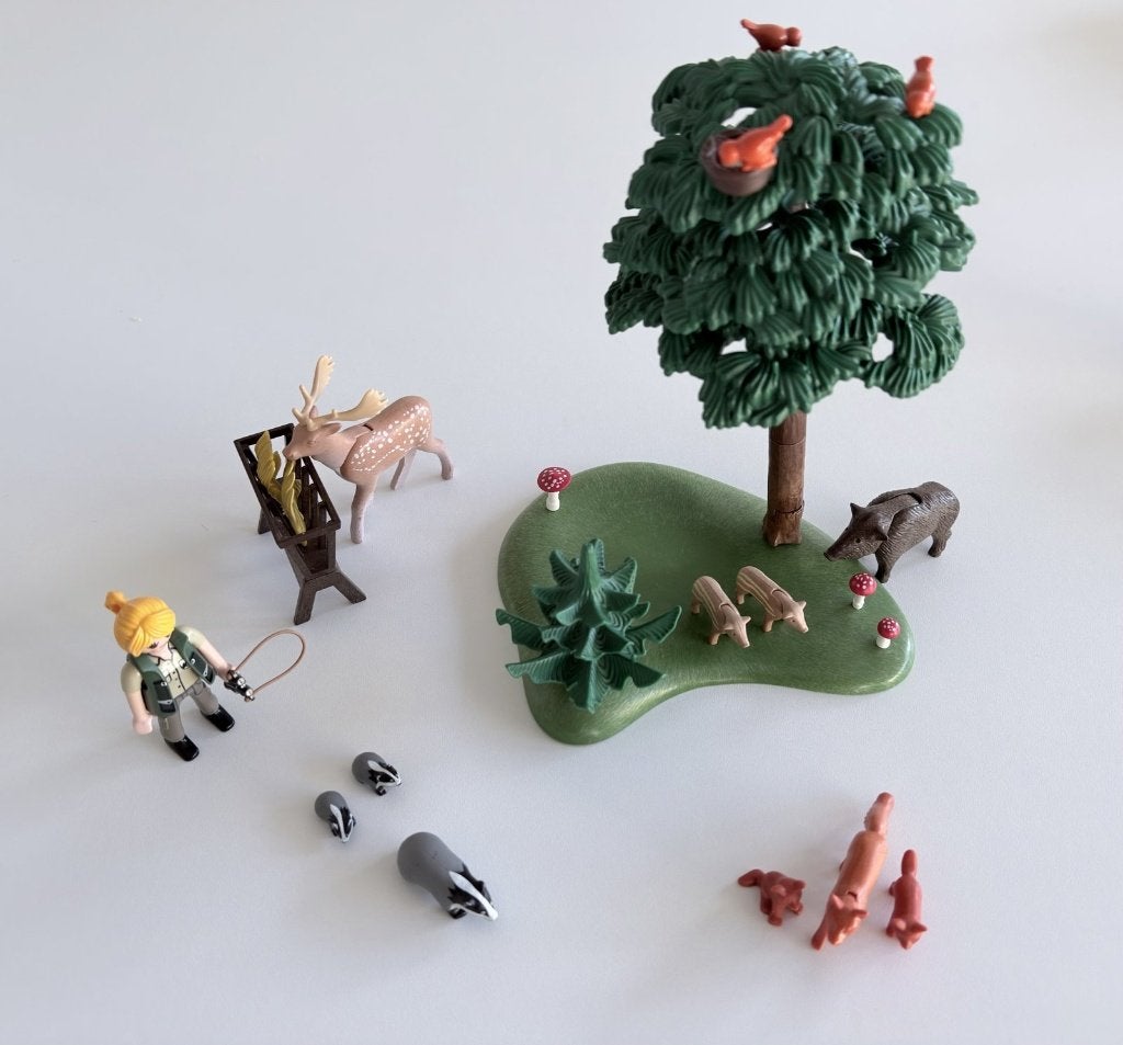 Playmobil 6815 Garde forestière animaux forêt complet, Enlèvement ou Envoi, Kit complet, Utilisé, Country