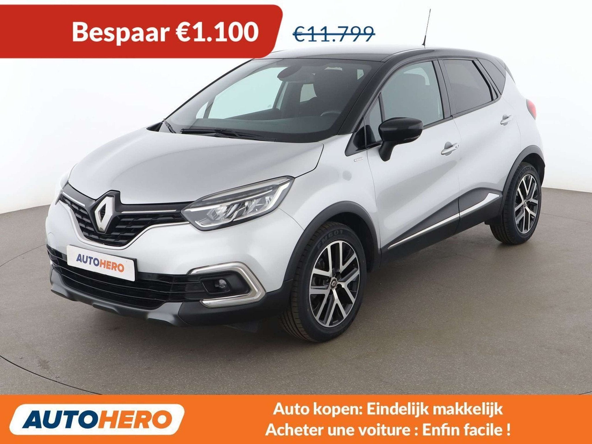 Renault Captur 0.9 Energy Expression, Autos, Renault, Argent ou Gris, Achat, Euro 6, Boîte manuelle