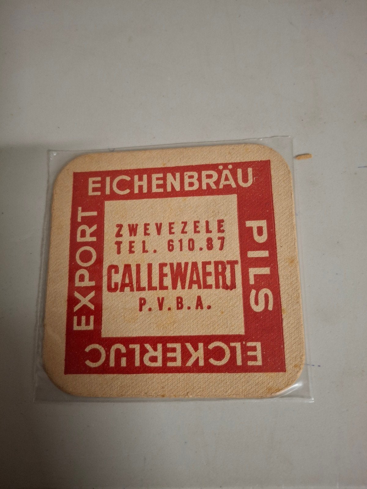 oud bierviltje callewaert, Verzamelen, Ophalen of Verzenden