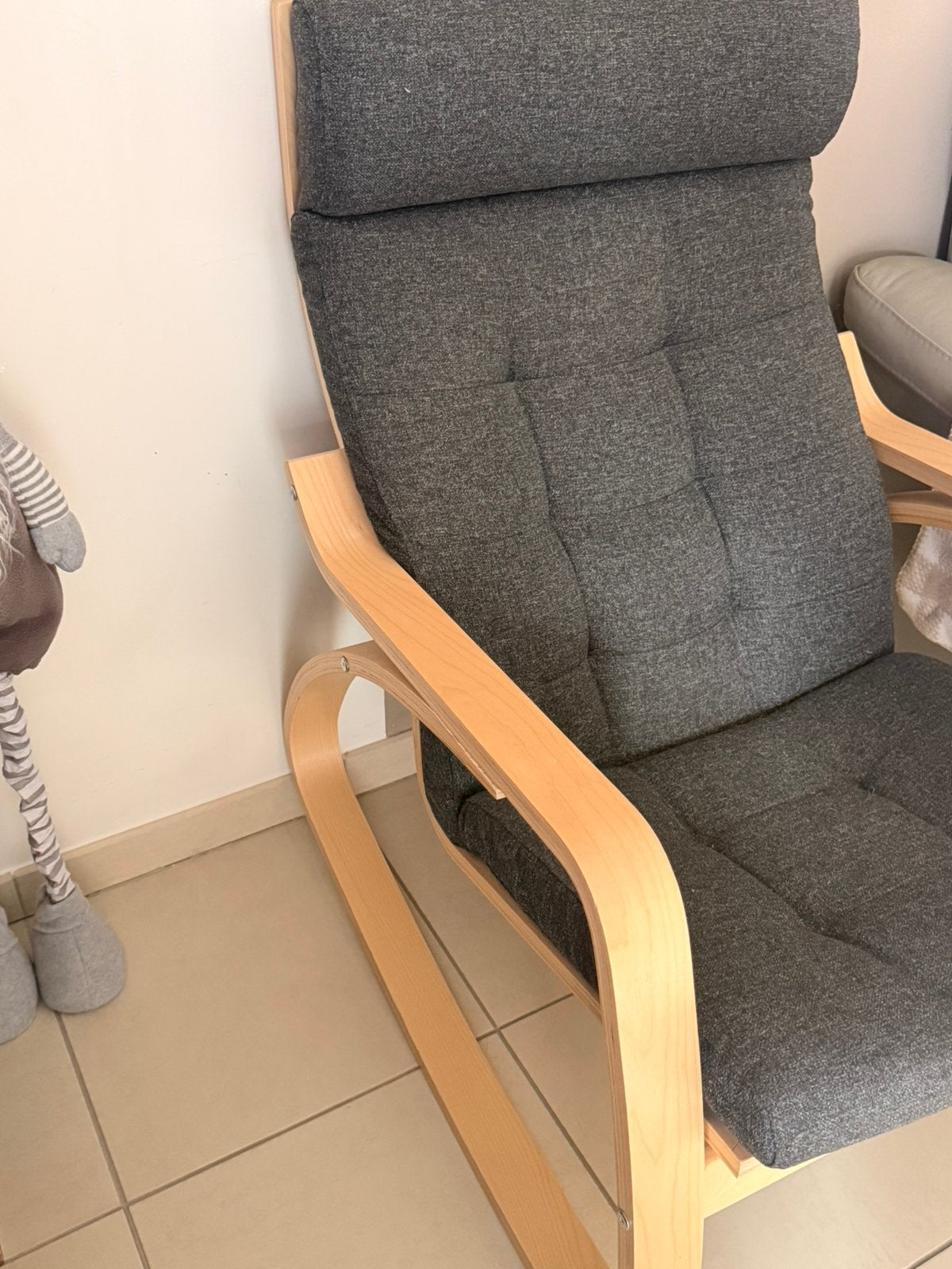 Fauteuil a bascule poang ikea, Enlèvement, Comme neuf