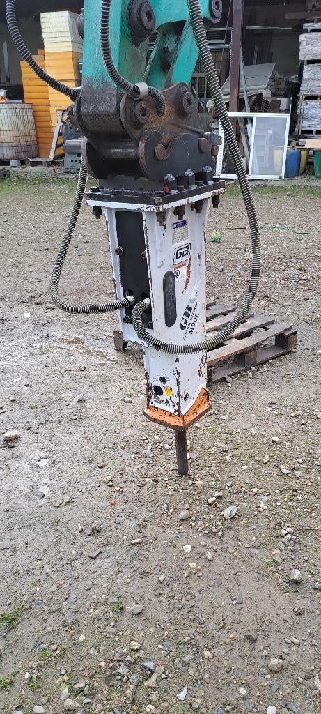 breekhamer, Zakelijke goederen, Ophalen, Graafmachine