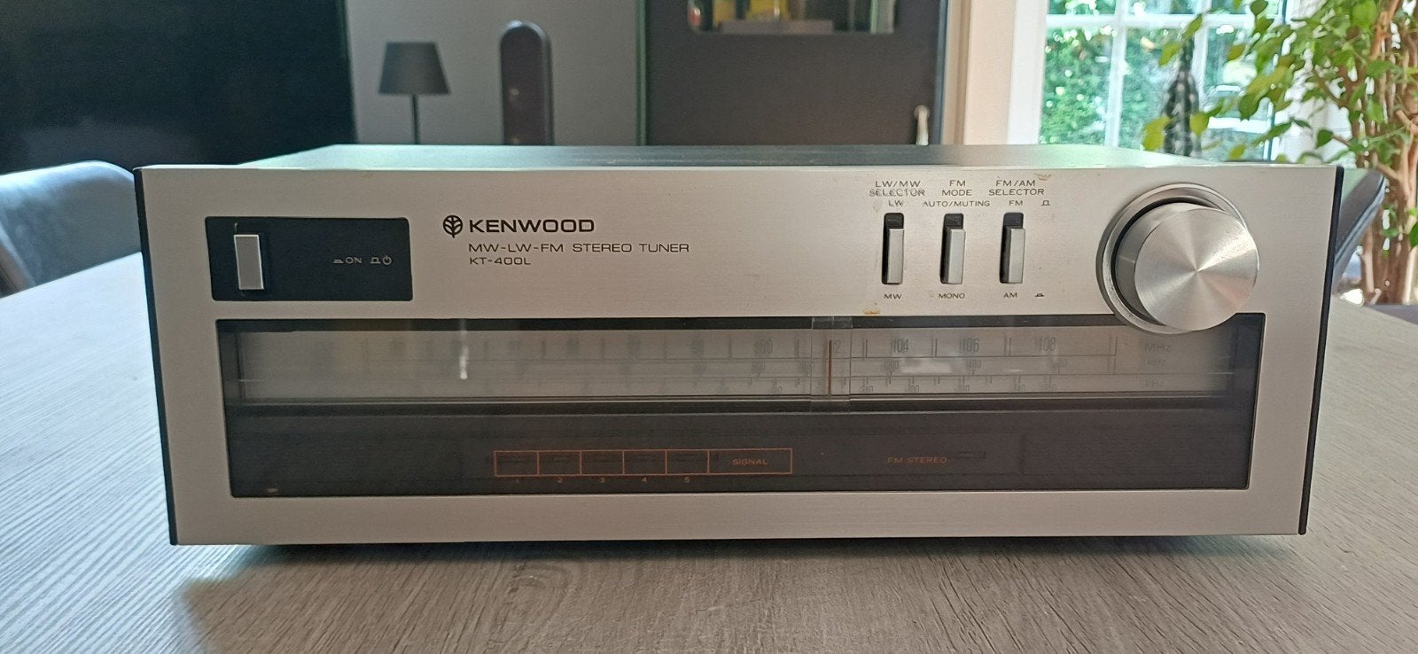 Kenwood KT-400 – Stereo AM/FM Tuner, Enlèvement ou Envoi, Utilisé, Autres types