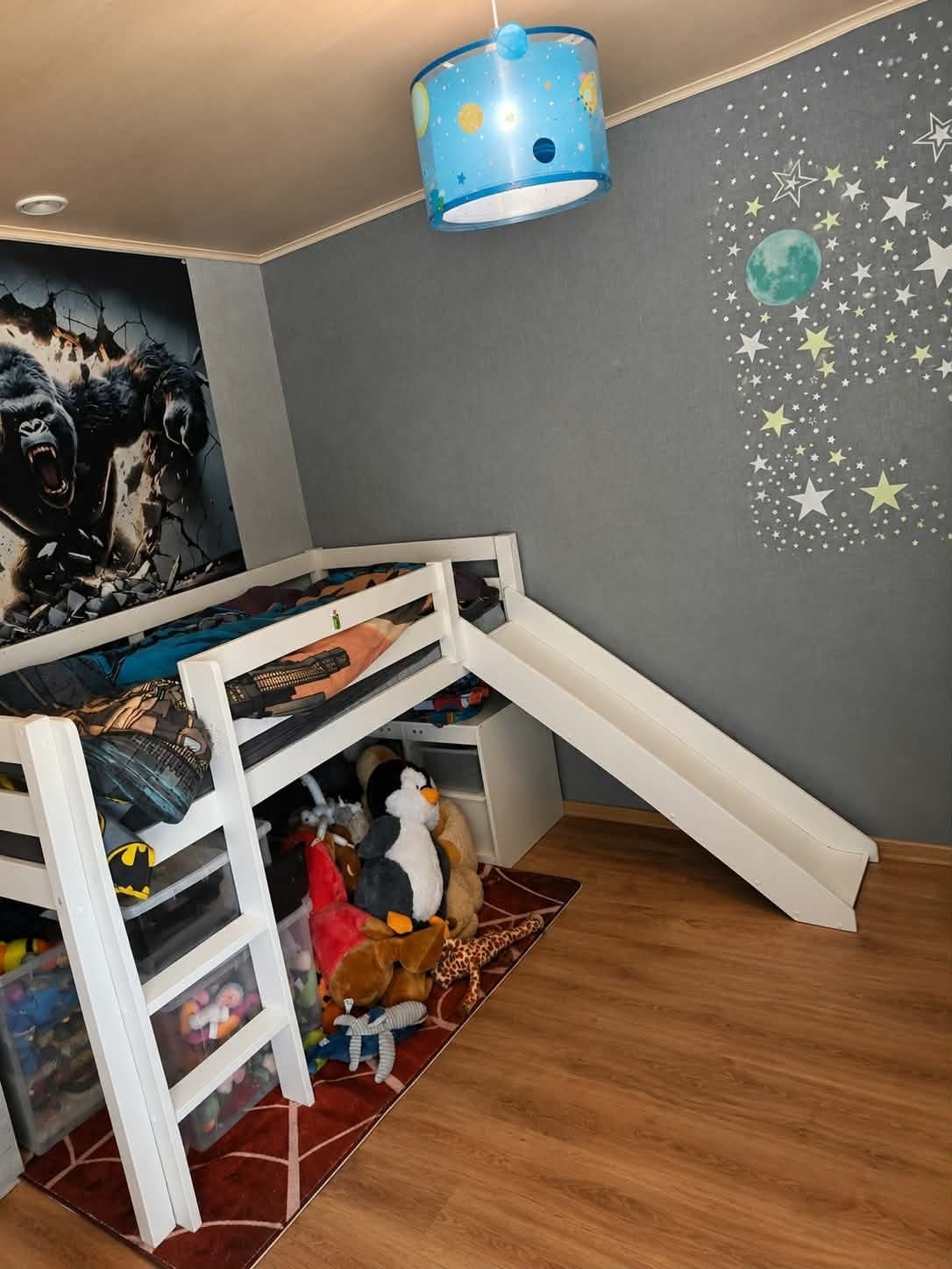 Hoogslaper met glijbaan, Kinderen en Baby's, Ophalen, Gebruikt, Hoogslaper