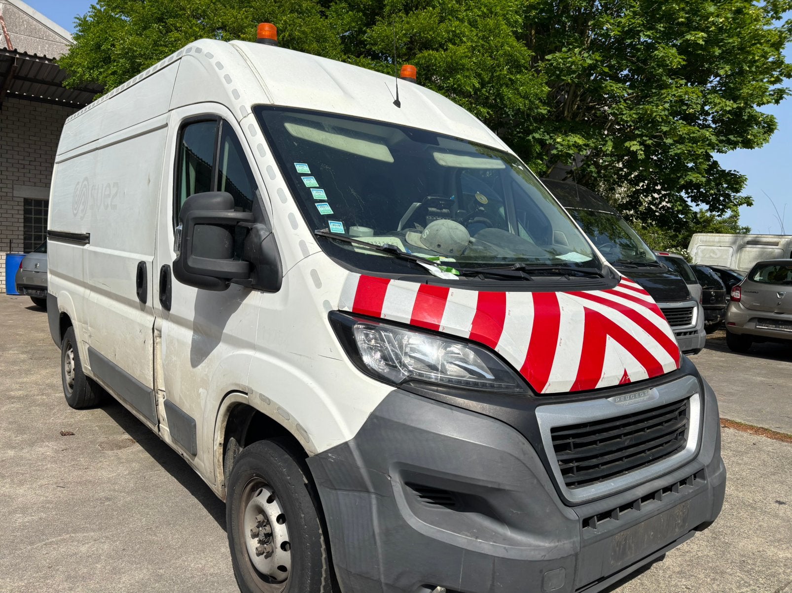 PEUGEOT BOXER 2.2 HDI BJ 2016 MOTOR PROBLEEM(motor start), Autos, Citroën, Euro 5, Entreprise, 3 places, Boîte manuelle