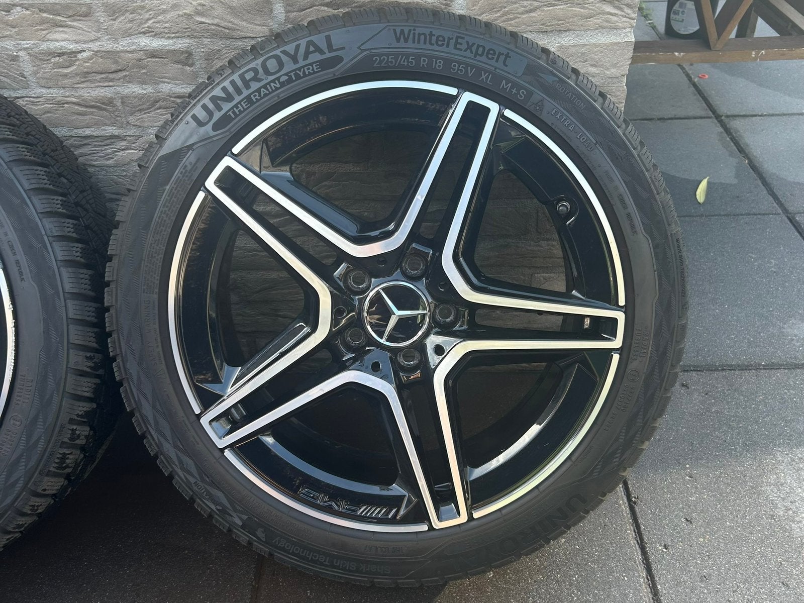 18” AMG Velgen W177 - A Klasse CLA - 225 45 18 - Winterset, Auto-onderdelen, Banden en Velgen, Ophalen, 18 inch, Gebruikt, Banden en Velgen
