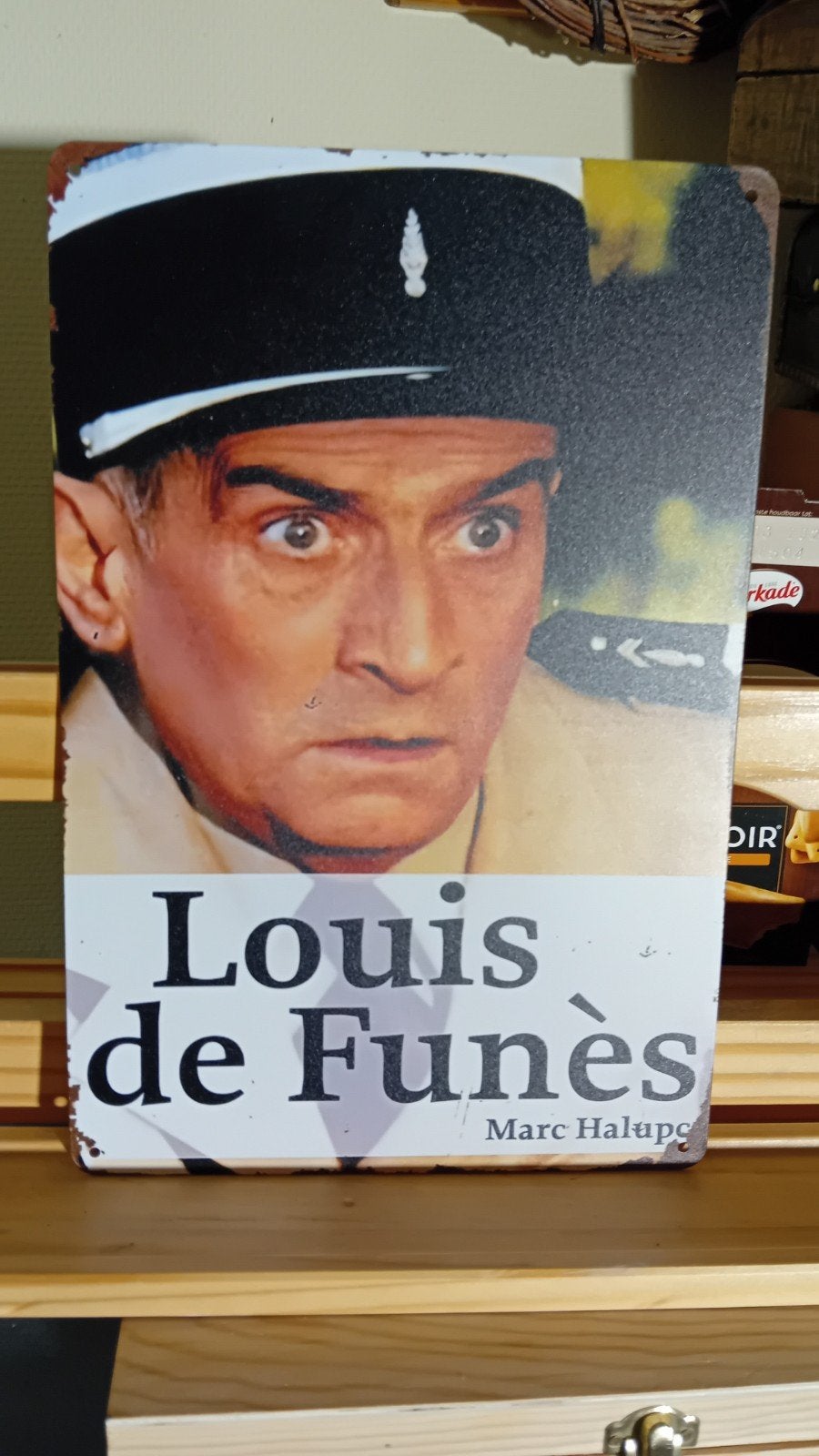 Louis de Funes 20 x 30 cm en métal, Enlèvement ou Envoi, Neuf