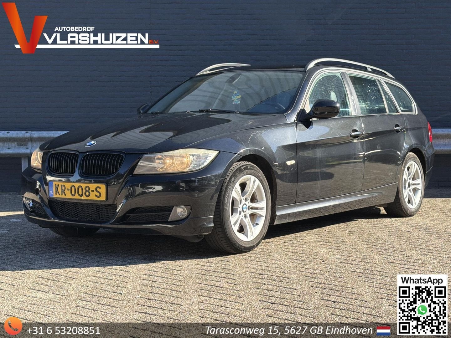BMW 320 3-serie Touring 320d Efficient Dynamics Edition Luxu, Auto's, Zwart, Zwart, Bedrijf, 130 g/km